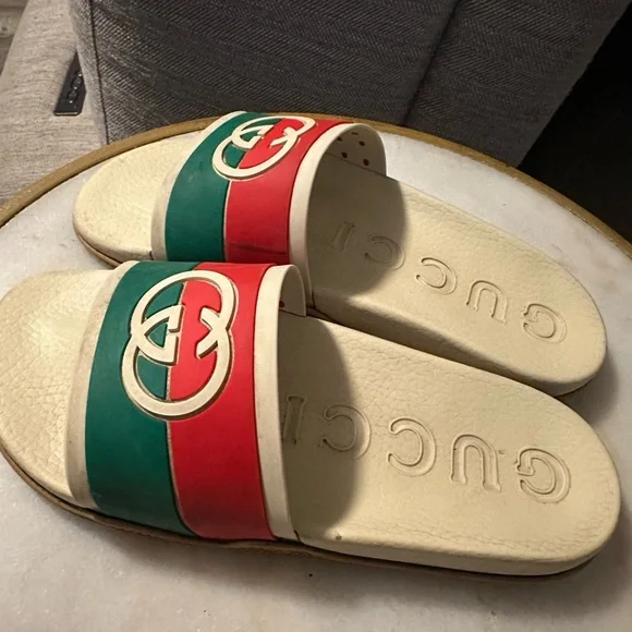 Gucci Leather Slides - Picture 2 of 5